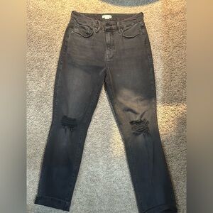 Good American Distressed Skinny Jeans - Black - Size 8/29